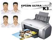 Máy in Epson Stylus Photo R230X Hệ thống mực in liên tục kèm theo.