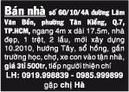 Tp. Hồ Chí Minh: Bán nhà số 60/10/4A đường Lâm Văn Bền, phường Tân Kiểng, Q.7, TP.HCM, CL1013897