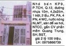 Tp. Hồ Chí Minh: Nhà bán KP9, P.TCH, Q.12, đường nhựa 10m, 4,2x25m, 1 trệt, 2 lầu, PK, PA, 4 PN, CL1014847