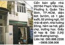 Tp. Hồ Chí Minh: Cần bán gấp nhà 207/54 Phạm Văn Hai, Phường 5, Quận Tân Bình, TP.HCM, diện tích CL1015021P1