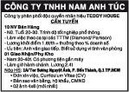 Tp. Hồ Chí Minh: Công Ty TNHH Nam Anh Túc Cần Tuyển CL1014930