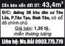 Tp. Hồ Chí Minh: Cần bán nền đất DT: 43,4m2 CL1018273P8