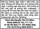 Tp. Hồ Chí Minh: Biệt thự 124m2, đẹp. Gồm 1 trệt 3 lầu, lợp ngói. Không tính tầng trệt, có 2 phòng CL1015632P7