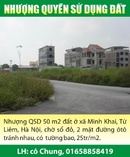 Tp. Hà Nội: Nhượng QSD 50 m2 đất ở xã Minh Khai, Từ Liêm, Hà Nội CL1016778P3