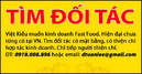Tp. Hồ Chí Minh: Việt Kiều muốn kinh doanh Fast Food. Hiện đại chưa từng có tại VN. Tìm đối tác CL1029357