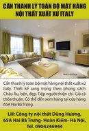 Tp. Hà Nội: Cần sang nhượng cửa hàng nội thất xuất xứ Italy. CL1036749P4