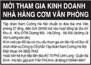 Tp. Hà Nội: Mời Tham Gia Kinh Doanh Nhà Hàng Cơm Văn Phòng CL1044682P5