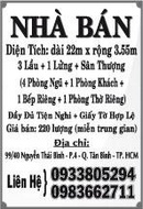 Tp. Hồ Chí Minh: NHÀ BÁN 99/40 Nguyễn Thái Bình, P.4, Tân Bình CL1018446