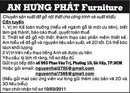 Tp. Hồ Chí Minh: An Hưng Phát Furniture Chuyên sản xuất đồ gỗ nội thất Cần tuyển CL1018582