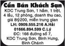Tp. Hồ Chí Minh: Xuất cảnh Cần bán gấp khách sạn KDC Trung Sơn, lượng khách cao, ổn định, khách sạn RSCL1139781