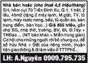 Tp. Hồ Chí Minh: Nhà bán hoặc (cho thuê 4,5 triệu/tháng) SH, hẻm cụt 70 Trần Đình Xu, Q.1, 1 trệt CL1019235