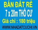 Tp. Hồ Chí Minh: Bán đất thổ cư, mặt tiền đường nhựa 7x20m giá 180 triệu.Phước Thạnh CL1021754