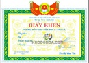 Tp. Hà Nội: in giay khen, in nhanh giay khen theo danh sach, in giaykhen, bangkhen CL1037098P3
