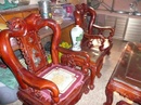 Tp. Hải Phòng: Bàn ghế salon đủ bộ 7 món, chạm khắc, trảm trai, ốc theo tích cổ rất đẹp, gỗ tốt CL1049646P7