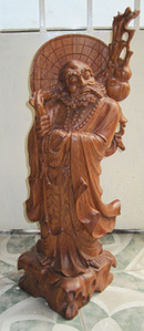 Tp. Hồ Chí Minh: Bán tượng Quán Âm , Đạt Ma , Di Lặc gỗ CL1072539P5