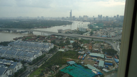 Cho thuê Căn hộ Saigon Pearl Ruby 1, hướng Đông Bắc, view sông Saigon