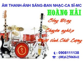 Cho thuê ban nhạc, Âm thanh, Ánh sáng, ca sĩ, MC...0908111138