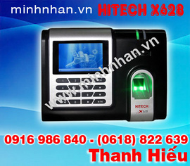 Máy chấm công vân tay hitech X628, giá tốt nhất thị trường