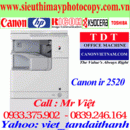 Tp. Hồ Chí Minh: máy photocopy canon ir 2520 ,tốc độ 20 trang /phút photocopy khổ A3 CL1162544P4