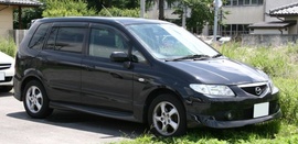 Cần bán xe Mazda Premacy 7C 1.8T, năm 2004 màu đen, nữ sử dụng kỹ, biển số TPHCM