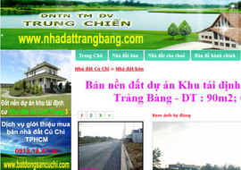 Dịch vụ ký gửi, giới thiệu mua bán nhà đất Trảng Bàng - www.nhadattrangbang.com