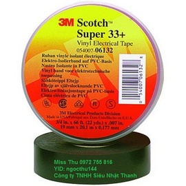 Băng keo cách điện cao cấp Scotch Super 33+