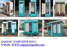 Nhà vệ sinh composite - thùng rác công cộng