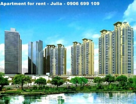 Two bedrooms flat for rent in Saigon Pearl, HCMC, 89sqm, 1200usd/ month, full furni