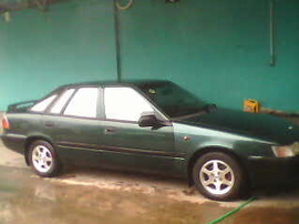 Ban xe daewoo espero xs1997, mau xanh, xe zin toan bo, bstp, tivi ,dvd, mam duc