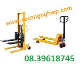 Xe nâng tay cao 3m. www. xecongnghiep. com