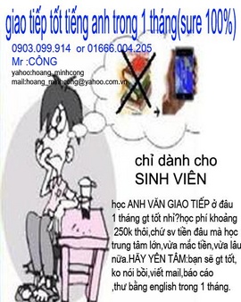 GIAO TIẾP tốt Anh văn trong 1 tháng( sure 100%)