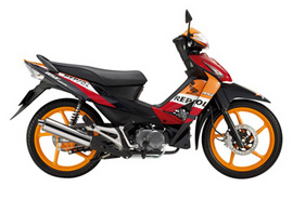 Wave HONDA Repsol RSX ,mua thùng 2009, bánh mâm thắng đĩa