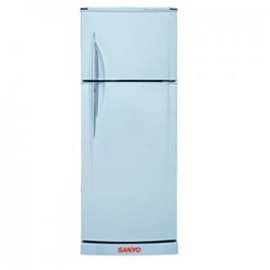Bán 1 tủ lạnh Sanyo 180l, màu xám, hàng thùng chưa sửa chữa, còn mới
