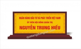 Sản xuất đĩa đồng , đồng mỹ nghệ việt nam , biển chức danh đồng