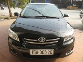 Bán Toyota Corolla Altis 1. 8G số tự động đời 2009 màu đen biển 5 số 15A