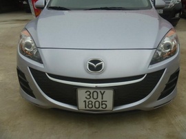 Bán xe Mazda 3 màu tím nhạt sản xuất 2009, đng ký 2010 biển 30Y