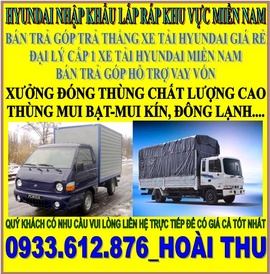 Bán xe tải Hyundai 1t25, 2t5, 3t5 1,25t, 2,5t, 3,5t