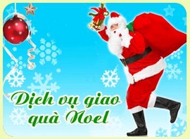 Dịch vụ Ông già Noel Phát quà tại nhà