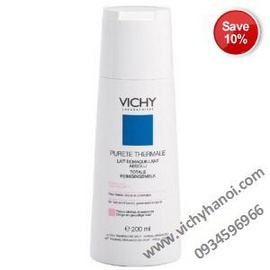 VICHY: Sữa rửa mặt tẩy trang cho da thường và da hỗn hợp của dược mỹ phẩm Pháp