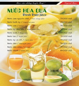 ịn menu nhanh giá rẻ