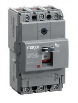 CB khối 100A hager (MCCB 2 cực 100A hager)