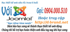 Tuyển sinh khóa học thiệt kế web bằng Joomla, 600. 000đ/ khóa - 0904000510