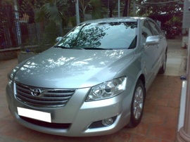 Bán TOYOTA CAMRY 2. 4G đời cuối 2007, số tự động, màu bạc, xe nhà SD kỹ, còn mới 95%.