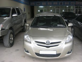 Bán Vios số tự động, màu ghi vàng, sản xuất 2008, biển 29A, nội thất ghế da