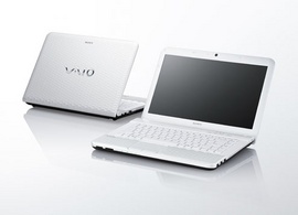 Laptop Sony Vaio VPC-EG1BFX/ W Màu trắng, Giá shock cuối tuần!