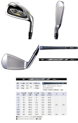 Bán gậy đánh golf MIZUNO ZEPHYR mới 100% giá 28tr