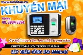 5000 AID - Hàng cao cấp - máy chấm công vân tay kiểm soát ra vào