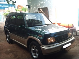 Bán xe SUZUKI VITARA màu xanh vỏ dưa, máy 1. 6L, 2 cầu, cuối 2003, xe zin