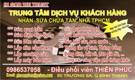 Sửa đường ống nước tận nơi tphcm