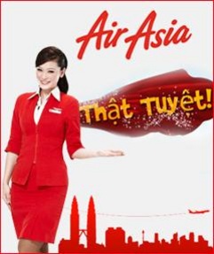 Đại lý chính thức hãng Air Asia tại tp. hcm